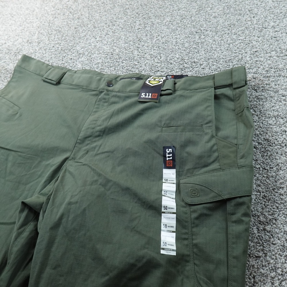 NEW 5.11 Tactical Pants Mens 50X30 Green Stryke Flex Tac Cargo Utility Stretch